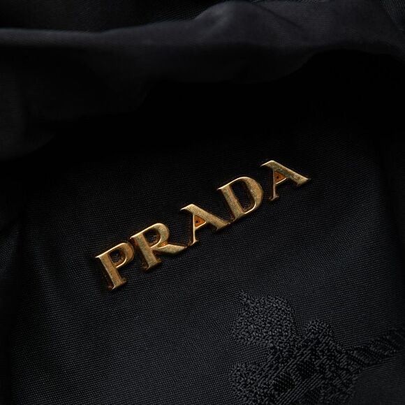 Prada Tessuto Logo Drawstring Tote - Picture 5 of 7
